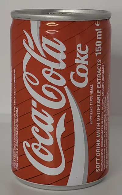 Coca-Cola 1992 Barcelona Olympics Rare 3 Language 150ml Coke Can - 3 1/2" Tall