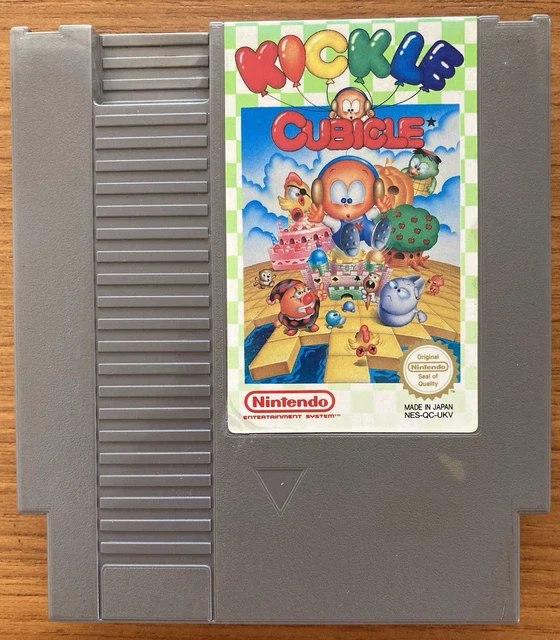 Jeu Kickle Cubicle Sur NES - Cartouche PAL, état Correct