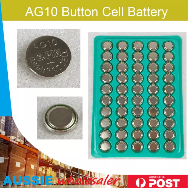 AG10 Alkaline Cell Battery Batteries LR1130 LR54 L1131 SR1130