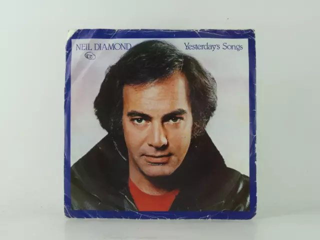 NEIL DIAMOND YESTERDAY'S SONGS (30) 2 Track 7" Single Picture Sleeve CBS RECORDS