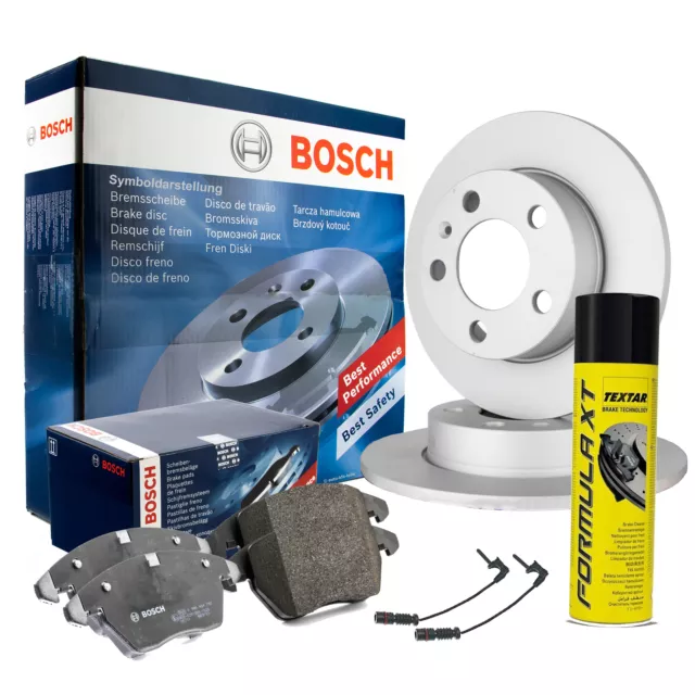 BOSCH 1x BREMSENSATZ Bremsenreiniger Ford KA II Ø240,5mm VORN VOLL