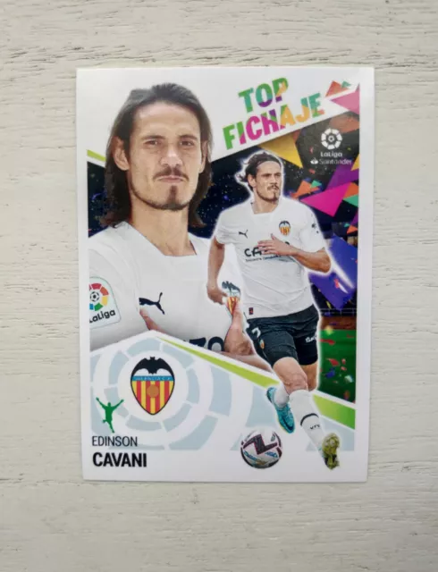 Panini Edinson Cavani Top Fichaje La Liga 2022 2023 Valencia CF