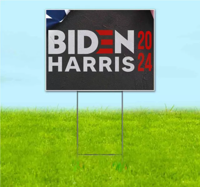 BIDEN HARRIS 2024 18x24 Yard Sign Bandit Lawn Advertising ELECTION