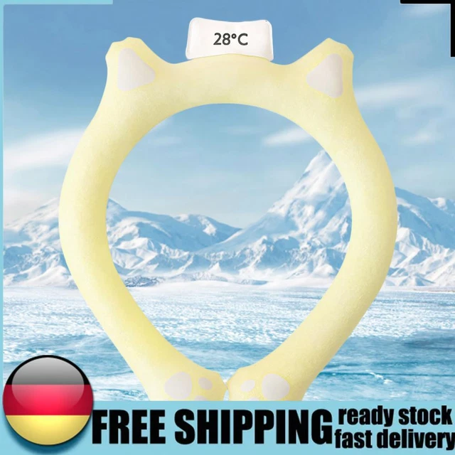 Anello collo rinfrescante, cuscino di ghiaccio collo sicuro per lavoratori outdoor/sport (28 G
