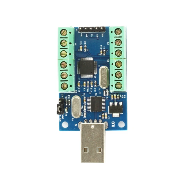 STM32F103C8T6 CHIP USB Interface 10 Channel STM32 UART Communication ...