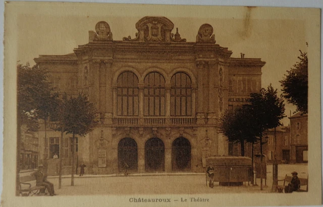 Châteauroux 36 CPA The Theatre Good Condition