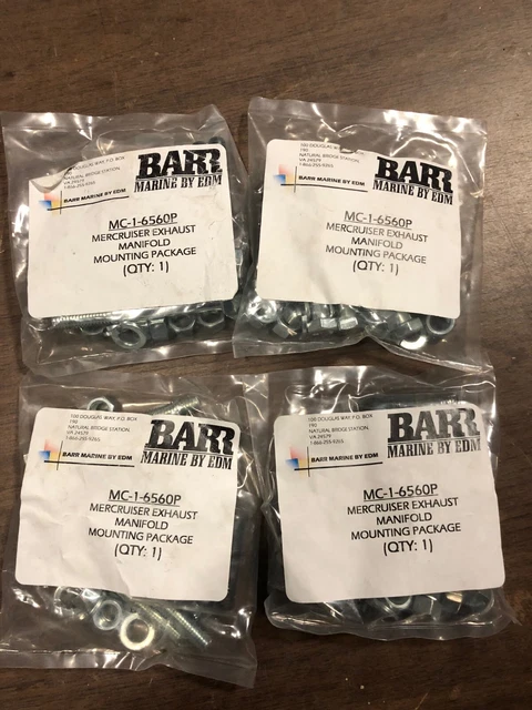 Barr Marine Mercruiser Exhaust Manifold Mounting Package