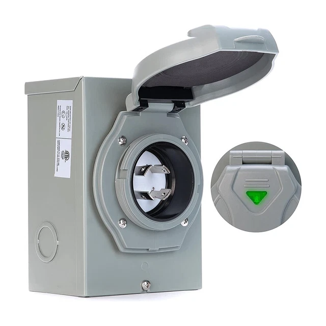 30A Carica Pila Recipiente 7500W / Massimo Indicatore L14-30P Carica Post