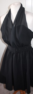 1950's Doris Day/Marilyn Monroe Style Black Dress net under-skirt - Size S UK10