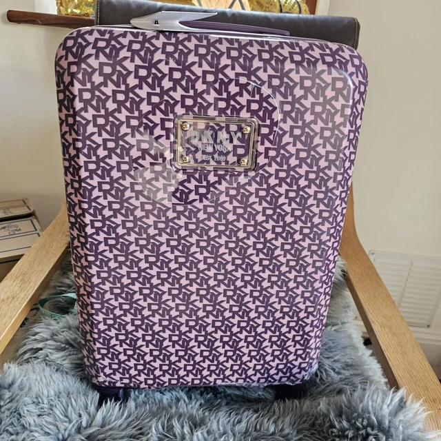 DKNY AUBERGINE VINTAGE Hardshell Cabin Suitcase BNWT Gen. 100