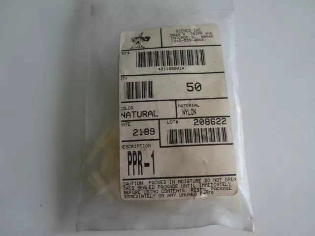 Richco Push In Ppr-1    Qty. 100 (2 Packages Of 50)