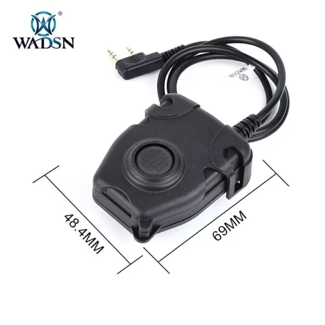 Tactical PTT Push Button Military Headset PTT For Baofeng Motorola Icom Radio