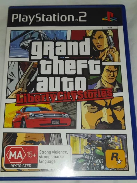 Grand Theft Auto Liberty City Stories PS2 PAL *Complete with Map*