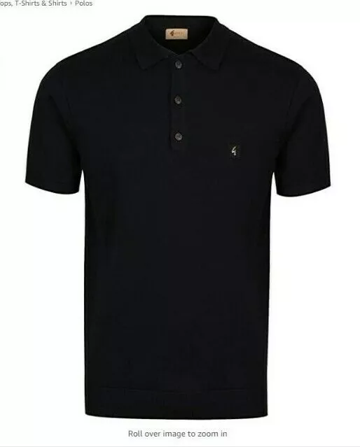 Gabicci - Black Polo Shirt - Fast UK Delivery - Mens