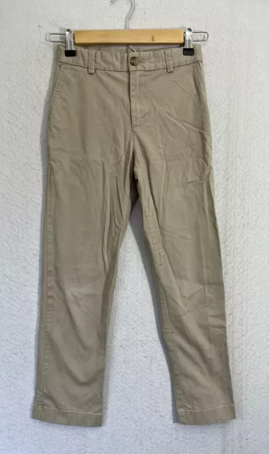 Vineyard Vines Youth Khaki Pants Size 8 Uniform Straight Leg