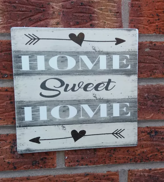 shabby vintage chic home sweet home plaque signs love first home house gift