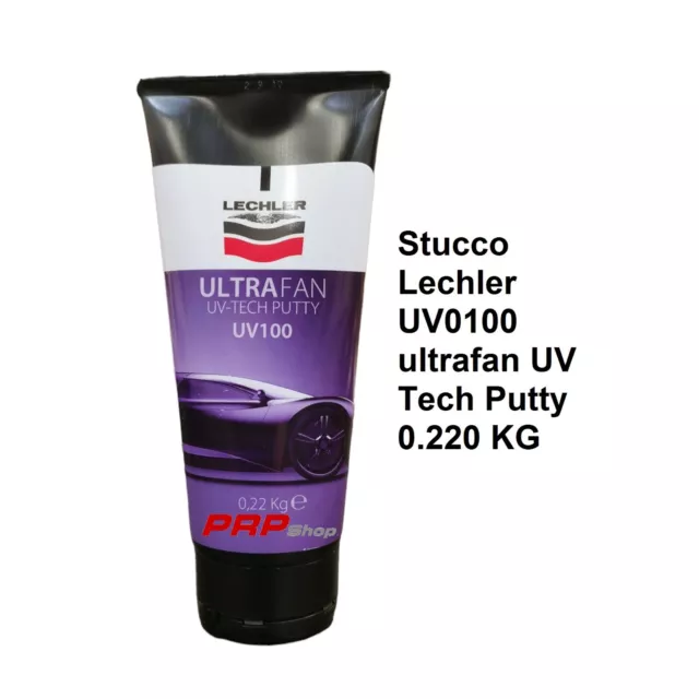 Stucco Lechler UV0100 ultrafan UV-Tech Putty 0.220 KG essiccazione UV