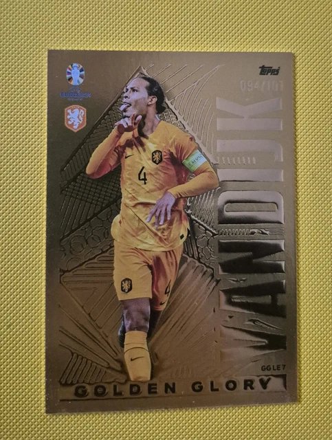 Carte Topps Golden Glory Limited Edition – UEFA EURO 2024 Germany – Numerotée