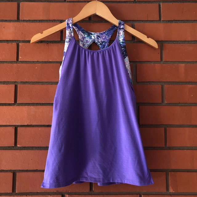 IVIVVA Girl's Purple Layered Tank Top Size 10