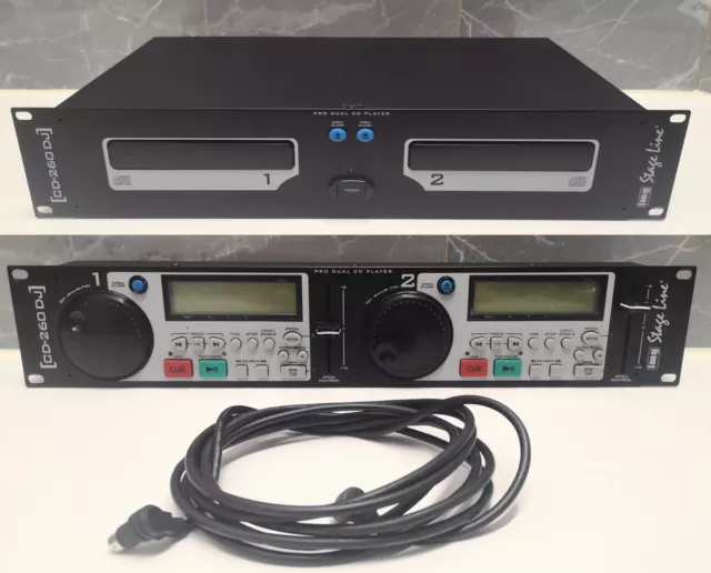 img Stage Line Pro Dual CD Player CD-260DJ/UK