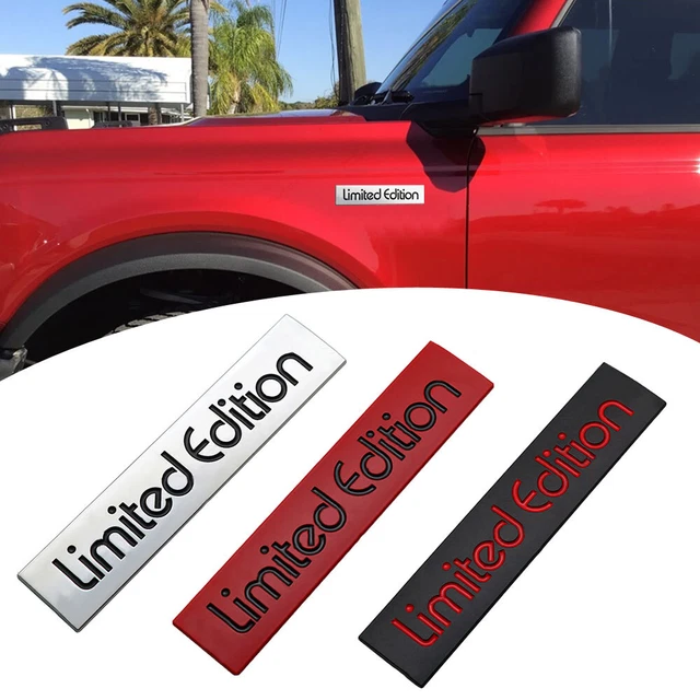 3D LIMITED EDITION Logo Sticker Car Trunk Fender Emblem Badge Sticker