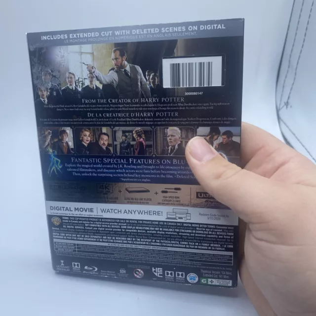 Fantastic Beasts: The Crimes of Grindelwald (4K Ultra HD/Blu-ray, 2-Disc, 2019) 2