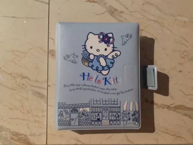 Vintage Sanrio Hello Kitty Hibiscus Mini Shoulder Bag Blue Cute 2002