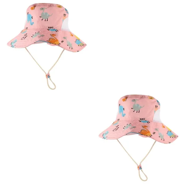2 pezzi cappello da sole acrilico ragazzo cappello da spiaggia per bambini piccoli cappelli da sole bambino