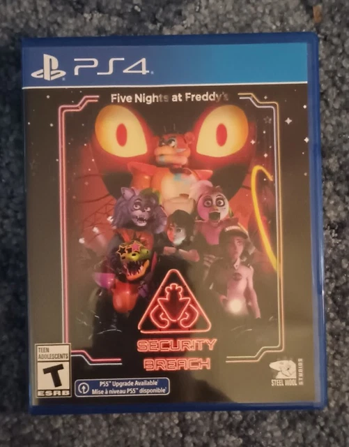 FIVE NIGHTS AT Freddy's Security Breach for PlayStation 4 MINT Free