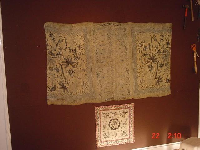 2 !!Wonderful  Batik Weavings One Very Antique Silk Sarong      ***Hg*** 2