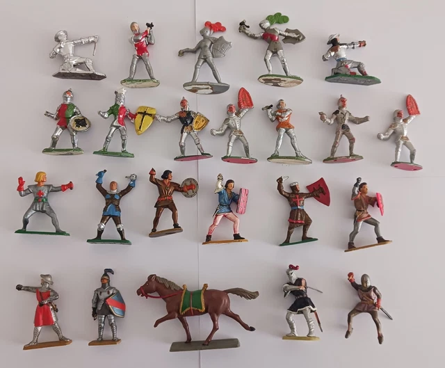 LOT FIGURINES CHEVALIERS Moyen Age Starlux Clairet Et Autres EUR 15,00 - PicClick FR