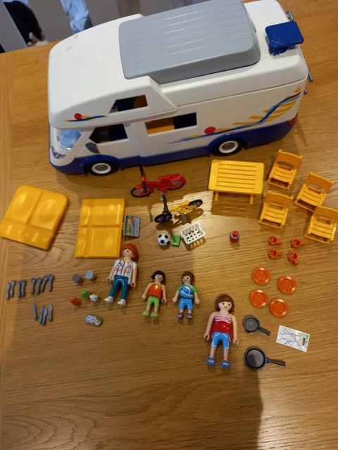 Playmobil 4859 Family Camper Van Complete (No Box)