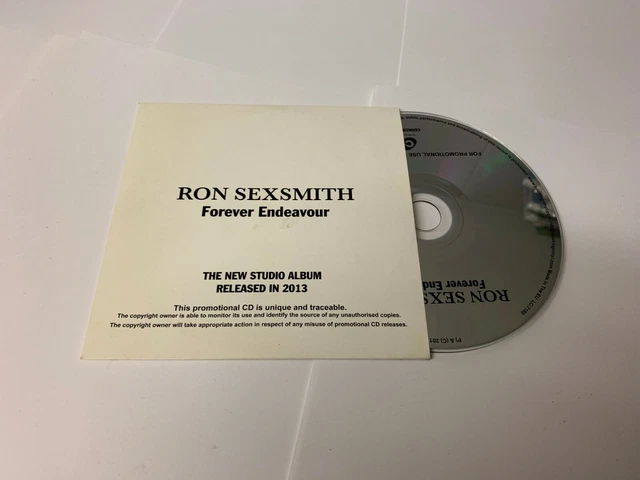 RON SEXSMITH Forever Endeavour UK 12-trk promo CD in white card sleeve [B21]