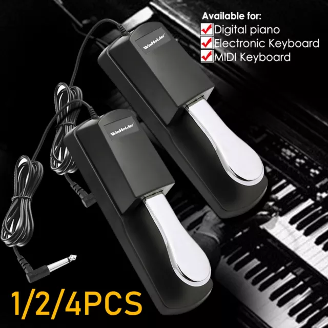 1-4X Universal Electronic Keyboards Digital Pianos Sustain Pedal Foot for YAMAHA