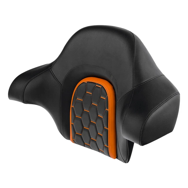 Passenger Backrest Pad Fit For Harley Touring CVO Street Road Glide 2014-23 2018