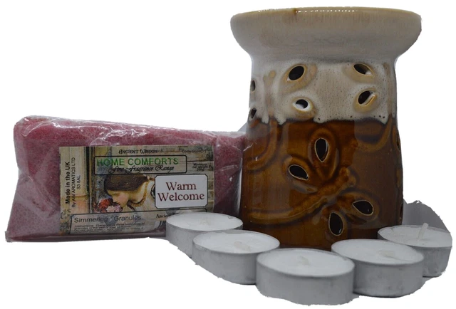 Yardwe Teewärmer Aus Keramik - Stövchen Für Tee, Kaffee & Milch Mit Kerzenhalter