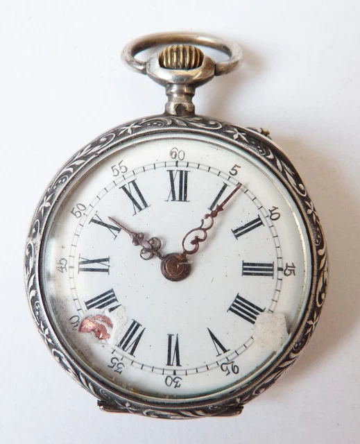 Montre a sales gousset argent massif