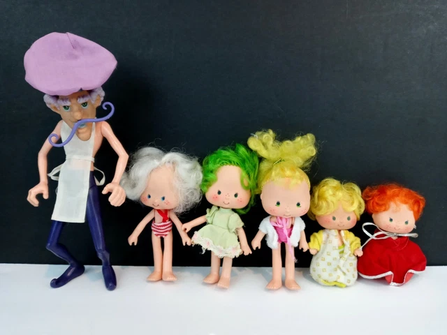 Strawberry Shortcake Friends Doll Lot of 6 Pieman Apple Dumpling Lime Chiffon