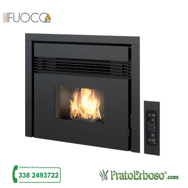 Punto Fuoco Prezzemolo - Inserto per camino a pellet da 7.5 Kw