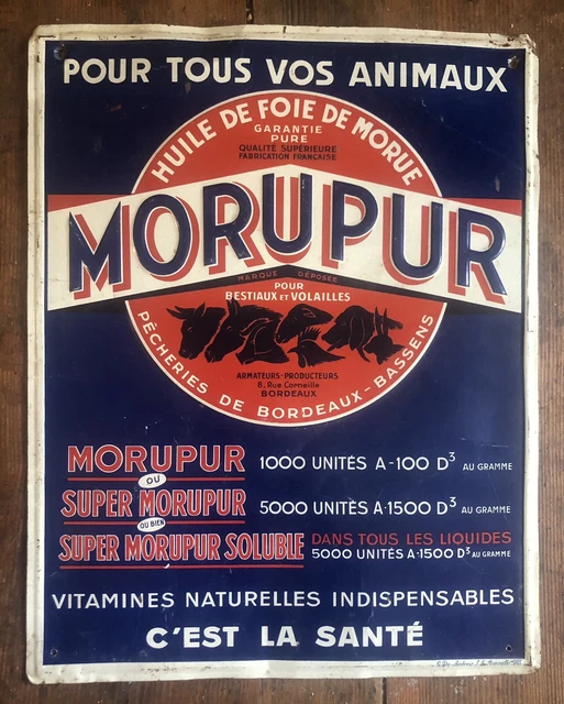 Drogisterij - Ancienne Plaque Tôle Publicitaire Cirage Crême Lion Noir