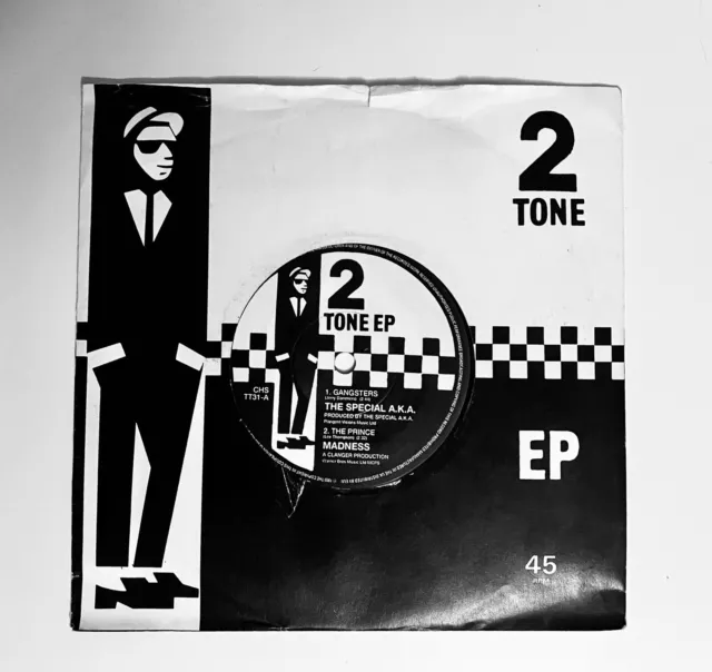 2 TONE EP, SPECIALS, MADNESS, SELECTER AND THE BEAT. TT31 7” Vinyl. vg