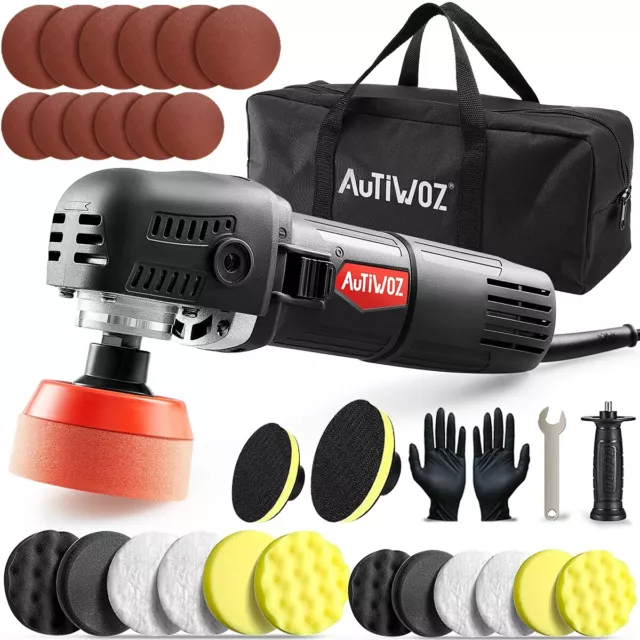Dettagli levigatrice tampone lucidante auto 850 W lucidante rotante kit cuscinetto 3"" 4