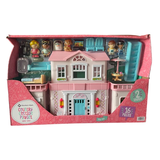 MEMBER'S MARK 16 Piece Preschool Playset, Country Cottage 84.21