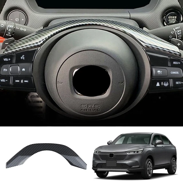 Für Vezel -V 2021 2022 Innen Raum Auto Kohle Faser Lenkung Rad Trim A E1M4