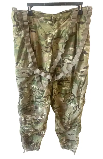 US Army ECWCS Level 5 Soft Shell Cold Weather Pants Trousers OCP Multicam - READ
