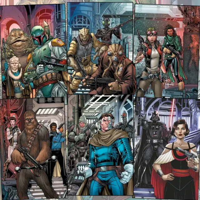 Star Wars: War Of The Bounty Hunters Alpha,1,2,3,4,5 (Complete Virgin Set)