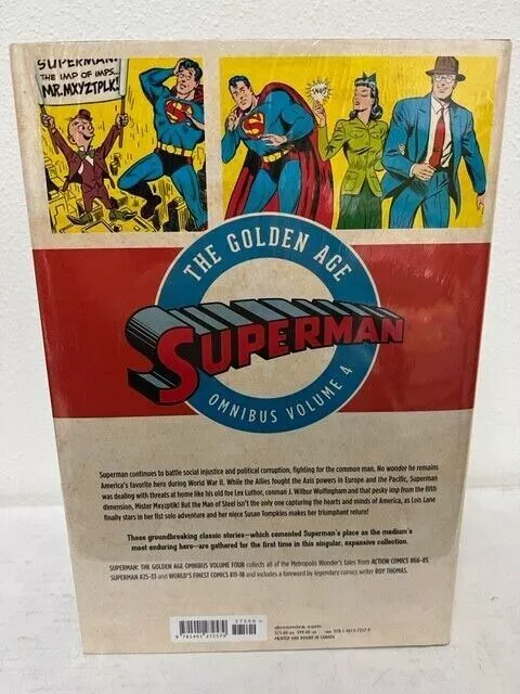 Superman Golden Age Omnibus Vol 4 Hardcover HC - New Sealed - Msrp $75 2