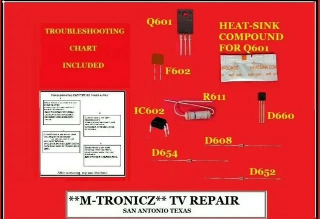 Magnavox Netzteil Ba3At0F0102 1/Ba3At0F0102 2 Reparaturteile