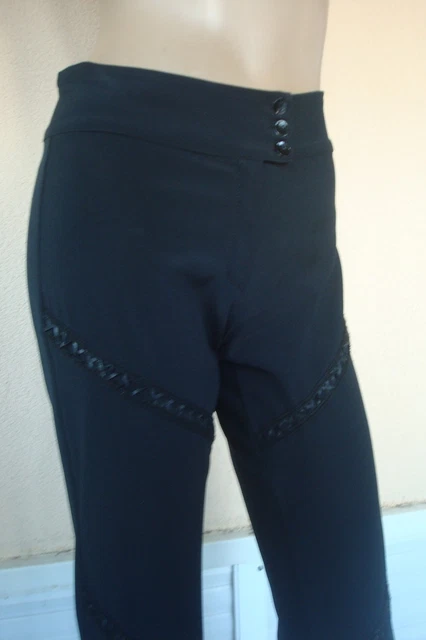 Jegging Zara Noir Effet Croco - Taille M (38/40) - Occasion Très Bon état - Comme Neuf