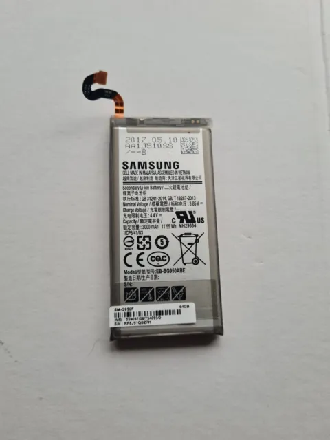 Genuine Samsung Galaxy S8 SM-G950F battery original used